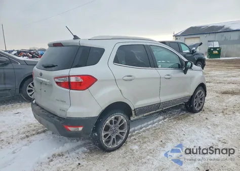 2021 Ford Ecosport Titanium z USA, uszkodzony, nr VIN MAJ6S3KL6MC412852